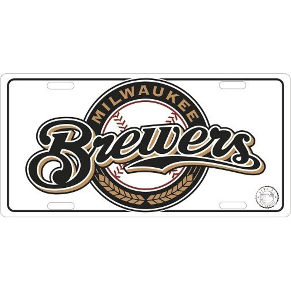 Milwaukee Brewers MLB License Plate